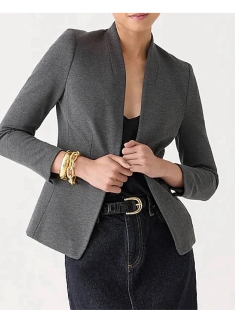 J. Crew 365 Going Out Charcoal Gray Blazer Jacket 8